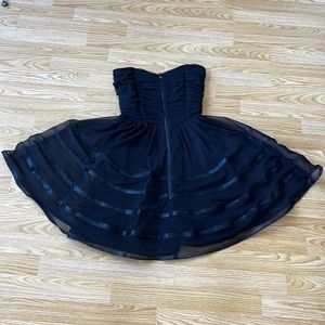 Betsy Johnson Black Zip Front Cupcake Dress